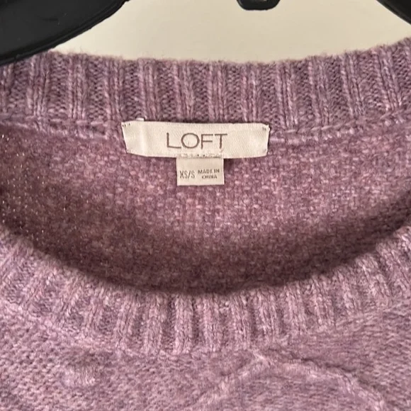 NWOT Purple LOFT the modern poncho - Picture 3 of 8